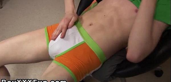  Gay jocks English youngster Adam strokes his uncut dick and shoots